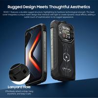 Blackview ROCK 1 4G Smartphone Tangguh 8GB+256GB 6.56 inci Helio G81 Octa Core Android 16 Ponsel dengan OTG NFC