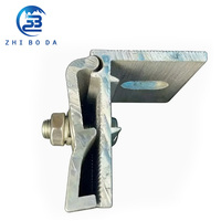 Accessoires solaires ZhiBoDa, fixation solaire en aluminium, fixation anti-corrosion pour panneaux photovoltaïques en aluminium