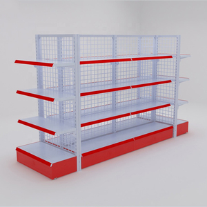 Rak Gondola Penyimpanan Peralatan Ritel, Rak <span class=keywords><strong>Display</strong></span> Baja Supermarket, Rak <span class=keywords><strong>Display</strong></span> Toko Swalayan - Product Image 5