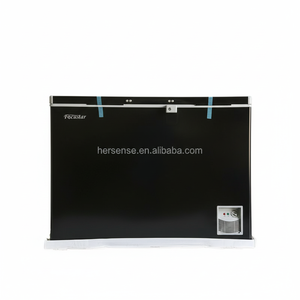 Black 300L <b>Chest</b> Freezer Deep Freeze <b>Storage</b> With Removable Basket Fast Freeze Function and Adjustable Temperature for Home Hand - Product Image 2
