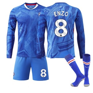 Conjunto de Camiseta de Fútbol Transpirable con Cuello en V y Manga Larga del Chelsea Número 2526, Número 10 <span class=keywords><strong>Palmer</strong></span>, Número 8 Enzo, Número 24 James - Product Image 6