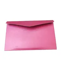 RTS-sobres con letras personalizadas para fiesta nupcial, sobres de papel rosa perla con acabado brillante para regalo de boda