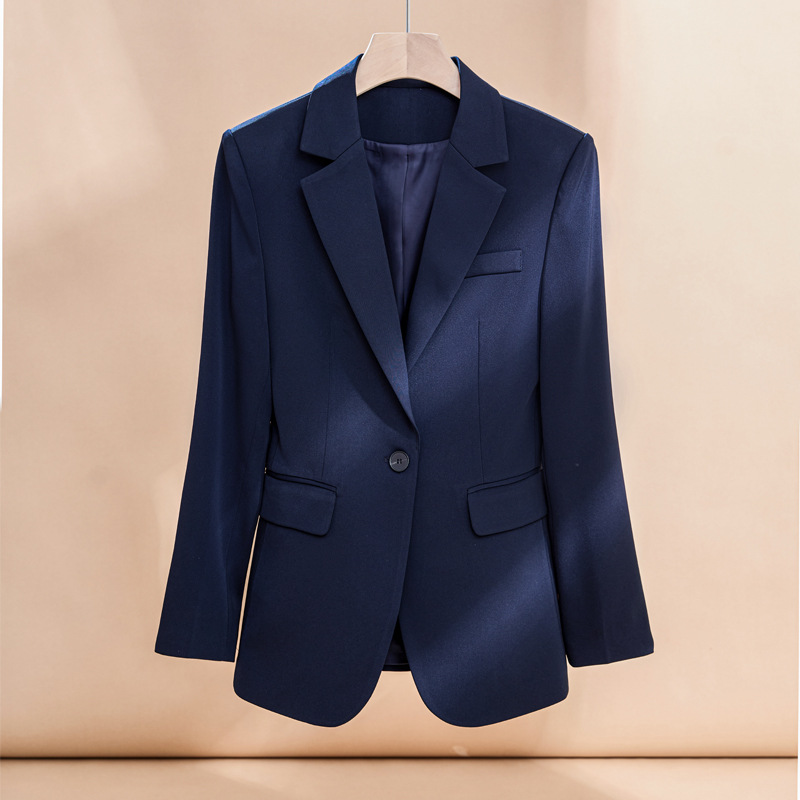 Navy blue suit