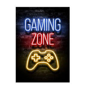 <span class=keywords><strong>Poster</strong></span> Artistici da Parete Grandi 30x40cm per Gamer Stampe <span class=keywords><strong>su</strong></span> <span class=keywords><strong>Tela</strong></span> Personalizzate Gaming Neon Decorazioni da Parete Stile Deco per Cameretta di Bambini e Ragazzi - Product Image 5