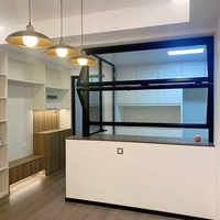 Ventanas Plegables de Aluminio con Marco Delgado de Lujo, Personalizadas de Fábrica, para Restaurante, Cafetería, Bar, Ventana Moderna de Vidrio Plegable
