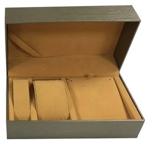 Caja de Joyería de Papel Texturizado de Lujo con Forro de Terciopelo para Reloj, Pulsera, Collar, con Logotipo Personalizado, Caja de Regalo para Set de Reloj - Product Image 2