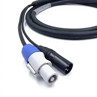 Câble d'alimentation professionnel Powercon pour éclairage de scène DJ, connecteur mâle-femelle bleu-blanc, pour projecteurs mobiles, projecteurs PAR, halogènes, DMX, éclairage RGB