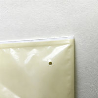 Sac d'emballage personnalisé en CPE mat imprimé avec fermeture éclair, pochette givrée recyclable pour accessoires d'hiver (écharpe, bonnet, gants, couverture)
