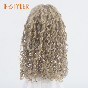 วิกผม Fstyler BJD แบ<span class=keywords><strong>บ</strong></span>มี<span class=keywords><strong>ลอน</strong></span>หน้าม้า สไตล์เรโทร <span class=keywords><strong>ผม</strong></span>ยาวหยิกสำหรั<span class=keywords><strong>บ</strong></span>ตุ๊กตา SD Blythe ขนาด 6-7 นิ้ว 7-8 นิ้ว 8-9 นิ้ว 4-5 นิ้ว, 5-6 นิ้ว, 6-7 นิ้ว, 7-8 นิ้ว, 8-9 นิ้ว - Product Image 4