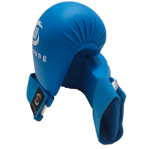 قفازات الكاراتيه الواقية أراوازا المفتوحة كيوكوشين رخيصة بشعار توكايدو معتمدة من الاتحاد العالمي للكاراتيه قفازات فنون قتالية مخصصة - Product Image 4