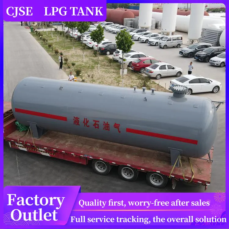 Tanques de gas de almacenamiento de 60 toneladas de GLP con diferente capacidad