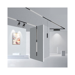 Rails magnétiques linéaires pour éclairage sur <span class=keywords><strong>rail</strong></span>, 1m, 2m, 3m, 2 fils, 4 fils, 220V, pour montage en surface, plafond <span class=keywords><strong>suspendu</strong></span>, encastré - Product Image 3