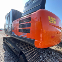 Excavatrice sur chenilles Hitachi ZX200 d'occasion de 20 tonnes, modèles ZX200-3G/5G/6 avec composants essentiels : moteur, pompe et moteur électrique, modèle 2024
