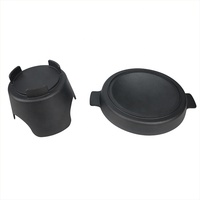 Mini Barbecue Portable sans fumée en fonte et charbon de bois