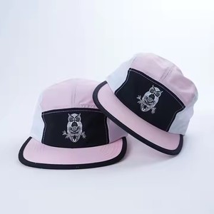 5 Bảng điều khiển nylon không thấm nước mũ chạy, mũ trại đồng bằng với khóa nhựa - Product Image 5