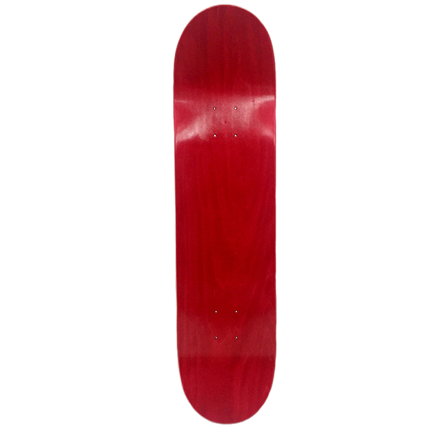 OEM High-end Blank Red Skateboard Deck Classic Custom North American Maple Skateboard Decks 8.0  8.25
