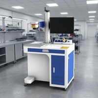Machine de gravure laser métallique 50W 60W 80W 100W, machine de marquage laser fibre or et argent pour plastique, source laser RAYCUS