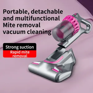 HB-808 Handheld Mattress Vacuum Cleaner Powerful Deep Cleaning Machine With UV Lamp Dust Mite Sensor Bed Mattresses Vacuum 100W