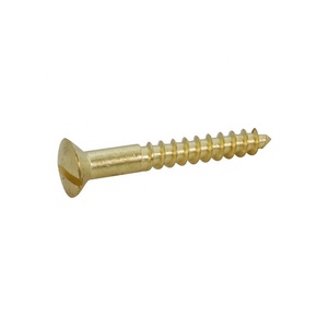 Vis à bois métriques de précision à fente et semi-filetées, multi-spécifications, pour fixation mécanique de meubles et vis décoratives - Product Image 3