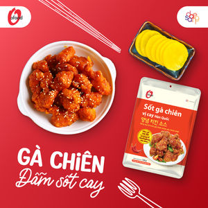 Sauce au poulet frit épicé coréen O'Food 120g - Base authentique de Gochujang - Sauce prête à l'emploi pour poulet croustillant - Product Image 2