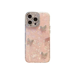 Custodia per <span class=keywords><strong>iPhone</strong></span> 17 <span class=keywords><strong>Pro</strong></span> <span class=keywords><strong>Max</strong></span> con Braccialetto di Perle, Farfalla e Strass, Design Protettivo di Lusso per <span class=keywords><strong>Fotocamera</strong></span>, Compatibile con <span class=keywords><strong>iPhone</strong></span> 16, 15, 14 - Product Image 5