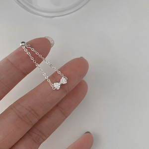 Bowknot <b>Adjustable</b> <b>Ring</b> For Women Silver Plated Pave Setting Fashion Jewelry Gift - Product Image 4