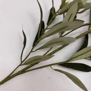 Tiges d'<span class=keywords><strong>olivier</strong></span> artificielles, branches d'<span class=keywords><strong>olivier</strong></span> avec feuilles et fruits en soie pour la décoration intérieure, la fabrication de couronnes, accessoires pour plantes - Product Image 4