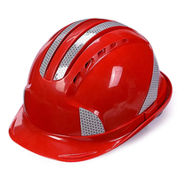 Casque de sécurité en ABS fluorescent réfléchissant, durable, résistant aux chocs, ventilé, multicolore, garantie 1 an