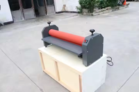 Nouvelle petite machine à plastifier à froid manuelle, rouleau en gel de silice de 650 pieds, 110V/220V, 7m/min, pour formats de papier A4/A3/A5/A6