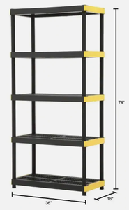 Étagère modulaire en plastique, étagères en plastique, organisateur de rangement en plastique pour <span class=keywords><strong>garage</strong></span>, maison, entrepôt - Product Image 4