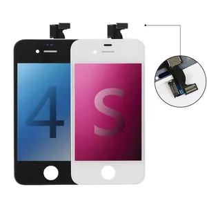 מסך עבור iphone4 lcd חדש טלפון אביזרי LCD תצוגה עבור iphone 4S