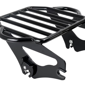 Accessoires de moto de haute qualité pour Glide Soft Tail, porte-bagages modifié, porte-bagages arrière, étagère arrière, zinc plaqué noir - Product Image 1