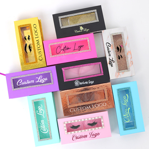 Private Label Magnetic Eyelash <b>Box</b> Custom Paper Lash Packaging for Strip Lashes - Product Image 4