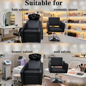 Modern Salon Equipment and Furniture Black <strong>Shampoo</strong> Chair <strong>Portable</strong> Hairdressing Backwash Chair <strong>Shampoo</strong> Basin <strong>Shampoo</strong> <strong>Sink</strong> - Product Image 4