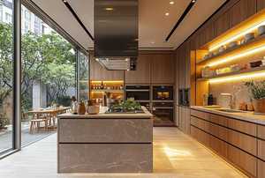 Luxury <b>Kitchen</b> Cabinet Modern <b>Kitchen</b> Cabinet <b>Kitchen</b> <b>Furniture</b> Set - Product Image 3