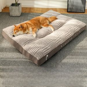 Caisse orthopédique pour chien de 43 pouces personnalisée lit à couverture amovible lit lavable pour animal de compagnie lit pour chien à fond antidérapant pour grands chiens - Product Image 3