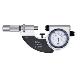 Micrómetro de palanca con indicador de dial, micrómetro de acción rápida, modelo 0-25mm para diámetro exterior - Product Image 1