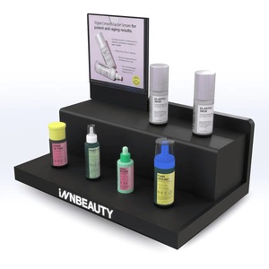 Bespoke 2-bước truy cập hàng đầu Acrylic mỹ phẩm hiển thị giá plexiglass Máy tính để bàn nước hoa phun chai kệ cho cửa hàng bán lẻ - Product Image 5