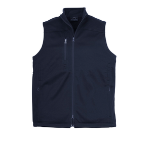 Chaleco Softshell de poliéster 100% para hombre con <span class=keywords><strong>Micro</strong></span> <span class=keywords><strong>Fleece</strong></span> y cremallera frontal de 2 vías con protector de barbilla con solapa de viento y cuello alto - Product Image 1