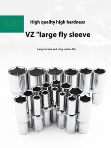 Tùy Chỉnh OEM 3/8 \ "Ổ Đĩa Hợp Kim Chống Gỉ 6-Điểm Mô-men Xoắn Cờ Lê Ratchet Ổ Cắm Cờ Lê Thiết Lập Chrome Kết Thúc Sâu Hex Ổ Cắm - Product Image 3