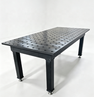 Meja Las Modular 2D Presisi Tinggi OEM dari Besi Cor Nitrided untuk Fabrikasi Logam Industri