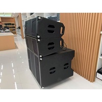 XUNGUAN RM210A+RM118A+ Système de sonorisation professionnel Line Array, enceinte active PA, boîtier en bois étanche pour scène extérieure