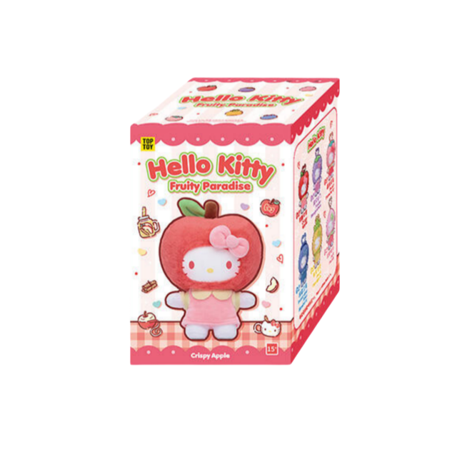 TOPTOY Hello Kitt Y Fruity Paradise Plush Toys Blind Box Figure Gift Replacement Baby Clothes Fashion Wardrobe Mysterious Box