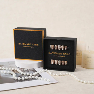 [Stokta] tırnaklarda özel basın ambalaj kutusu pencere ile Logo kutusu özelleştirmek - Product Image 2