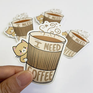 Autocollant en vinyle découpé personnalisé, résistant aux UV, résistant aux intempéries, adhésif durable, autocollant pour véhicule, autocollant pour ordinateur portable, autocollant en vinyle repositionnable - Product Image 3