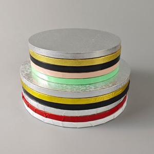 Plateau rond en carton épais de 12 mm pour gâteaux et bols, couleurs assorties, vente en gros - Product Image 1