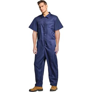 Overol de Trabajo Personalizado para Hombre, Manga Corta, Algodón Transpirable, Cintura Elástica, Uniforme - Product Image 2