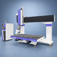 Routeur CNC 5 axes haute précision 1325 avec changeur d'outils automatique, machine de fraisage CNC 3D pour bois, laser, mousse et moules