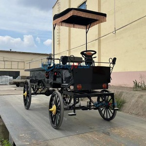 Cercueil électrique noir haut de gamme, style antique, pour transport funéraire, à vendre - Product Image 2