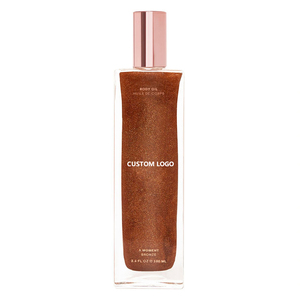 Maquillaje Personalizado MLM, Aceite Iluminador Corporal Líquido Dorado de Alta Calidad, Spray Fijador de Brillo Corporal Resistente al Agua - Product Image 3